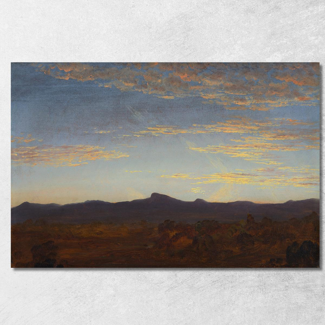 Studio Per "Catskill Creek" Thomas Cole tcl29 quadro stampato su tela