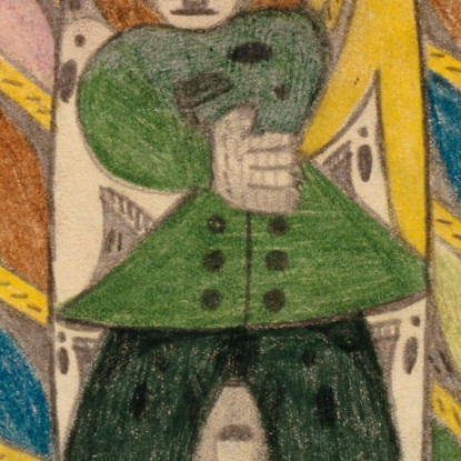 Il Vulcano Bandaisan E Il Ghiacciaio Gigante In Giappone Adolf Wölfli awl4 quadro stampato su tela