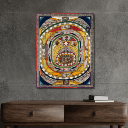 Il Napf Adolf Wölfli awl6 quadro stampato su tela