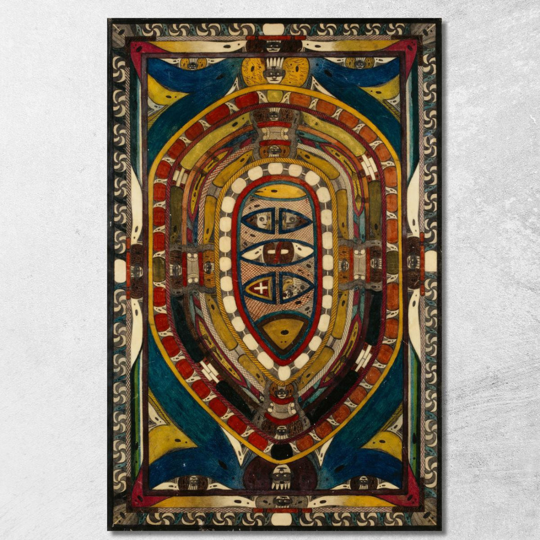 Noga - Uovo: Il Villaggio Più Grande Di Tutta La Terra Villerville Adolf Wölfli awl28 quadro stampato su tela