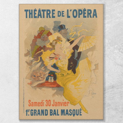 Theatre De L'Opera Jules Chéret jch109 quadro stampato su tela