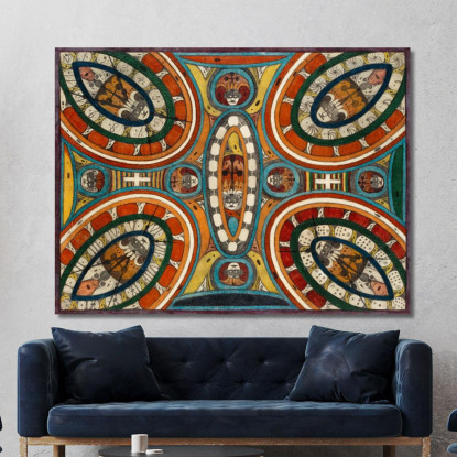 Sala Degli Anelli Di Skt. Adolf Adolf Wölfli awl33 quadro stampato su tela