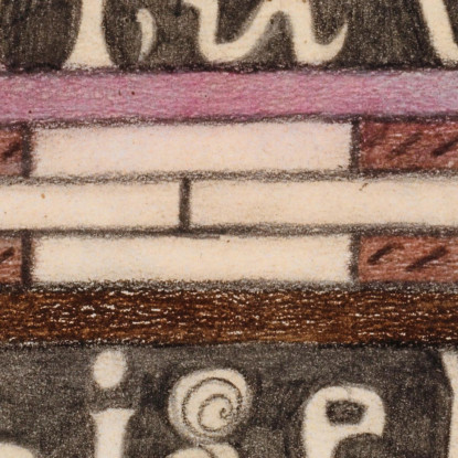 Santa Adolfina Mariili E Wiegalinda Giselar Adolf Wölfli awl40 quadro stampato su tela