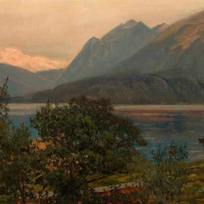 Sera A Teroen Amaldus Nielsen ani11 quadro stampato su tela