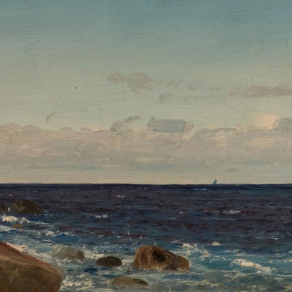 Brezza A Jæren Amaldus Nielsen ani24 quadro stampato su tela