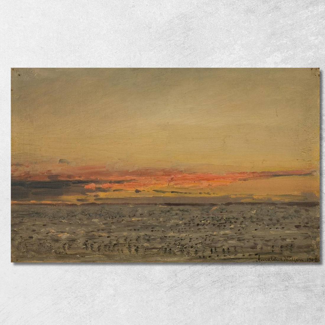 Eidem Åfjord Amaldus Nielsen ani34 quadro stampato su tela