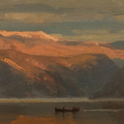 Da Balestrand 2 Amaldus Nielsen ani50 quadro stampato su tela