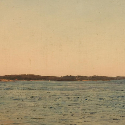 Da Beiningen Skudesnes Amaldus Nielsen ani52 quadro stampato su tela