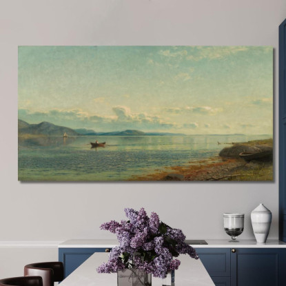 Da Bommelfjord Amaldus Nielsen ani54 quadro stampato su tela