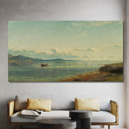 Da Bommelfjord Amaldus Nielsen ani54 quadro stampato su tela