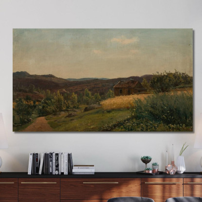 Da Gjervoldstad Mandal Amaldus Nielsen ani66 quadro stampato su tela