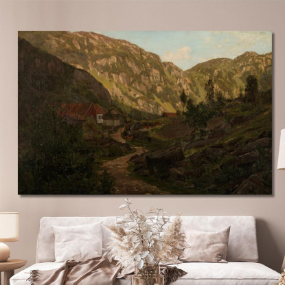 Dalle Alture Presso Reke Amaldus Nielsen ani68 quadro stampato su tela