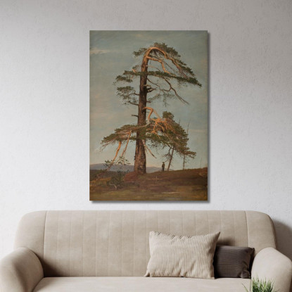 Pino. Vingerasheia Telemark Amaldus Nielsen ani114 quadro stampato su tela