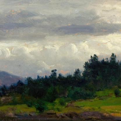 Gjermundshavn Hardanger 2 Amaldus Nielsen ani120 quadro stampato su tela