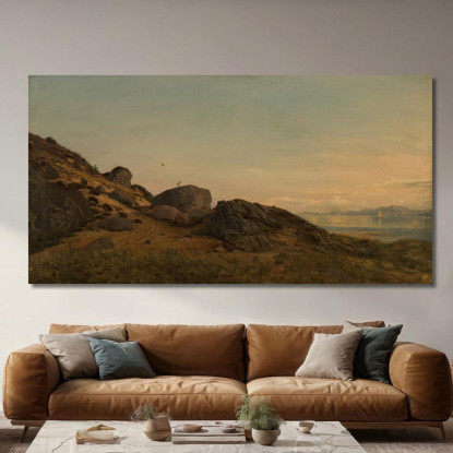 Hobde Mandal Amaldus Nielsen ani130 quadro stampato su tela