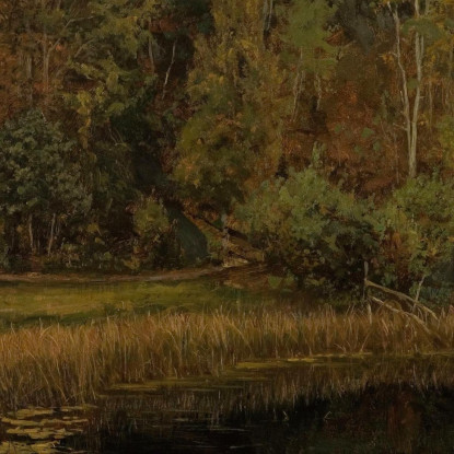 Autunno A Risør Amaldus Nielsen ani138 quadro stampato su tela
