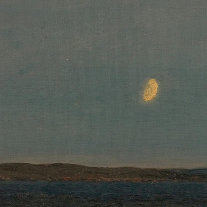 Chiaro Di Luna Hvaler Amaldus Nielsen ani167 quadro stampato su tela
