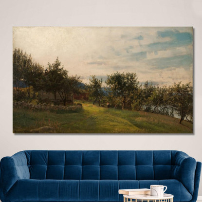 Nosthaug Kvinnherred 2 Amaldus Nielsen ani170 quadro stampato su tela