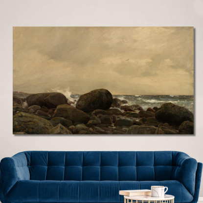 Atmosfera Di Pioggia Jaeren Amaldus Nielsen ani182 quadro stampato su tela