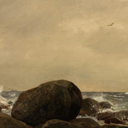 Atmosfera Di Pioggia Jaeren Amaldus Nielsen ani182 quadro stampato su tela