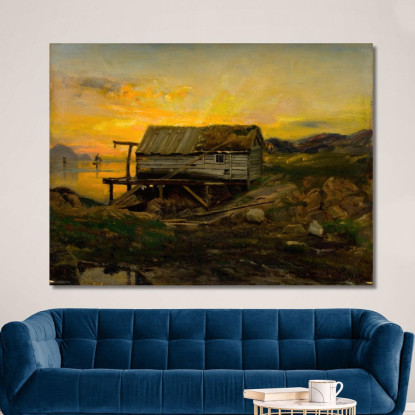 Saline Kinn Amaldus Nielsen ani187 quadro stampato su tela