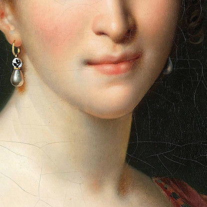 Ritratto Di Ortensia Di Beauharnais Regina D'Olanda Anne Louis Girodet-Trioson alg6 quadro stampato su tela