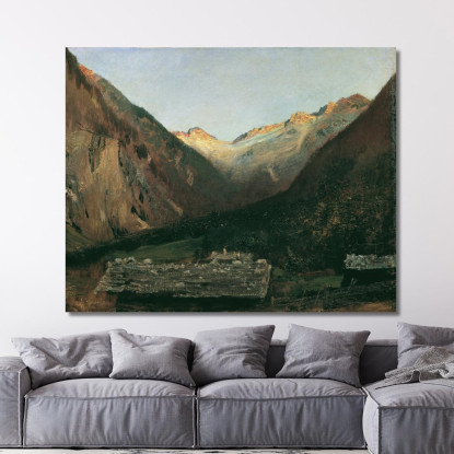 Sera Nella Prossau Presso Gastein Anton Romako arm2 quadro stampato su tela