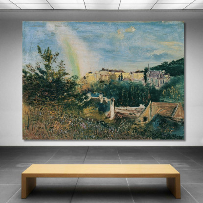 La Weilburg Presso Baden Anton Romako arm25 quadro stampato su tela