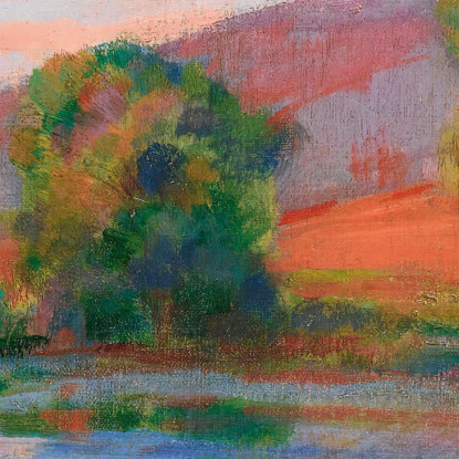 Riva Dell'Acqua Armand Guillaumin agl4 quadro stampato su tela