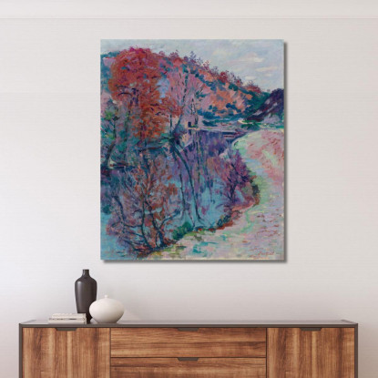Rive Della Sedelle Crozant Armand Guillaumin agl7 quadro stampato su tela