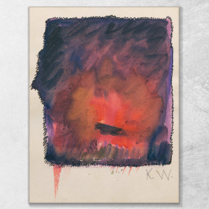 Dalla Mia Vita 50 Fogli Karl Wiener kwn47 quadro stampato su tela