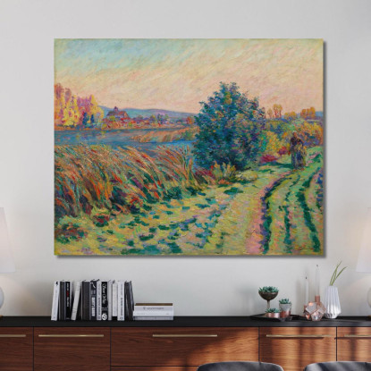 Sentiero Di Campagna Armand Guillaumin agl9 quadro stampato su tela