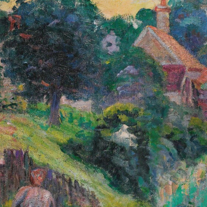 Sentiero Delle Cave A Miregaudon Armand Guillaumin agl10 quadro stampato su tela