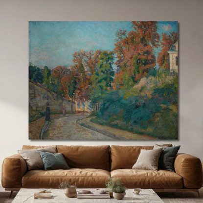 La Passeggiata Una Strada Nell'Île-De-France Armand Guillaumin agl26 quadro stampato su tela