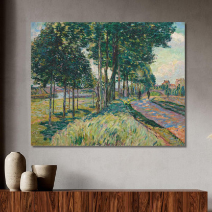 La Senna A Charenton 2 Armand Guillaumin agl30 quadro stampato su tela