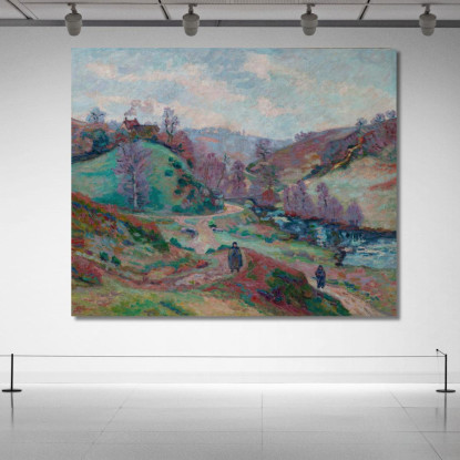 Il Ponte Charraud Creuse Armand Guillaumin agl34 quadro stampato su tela