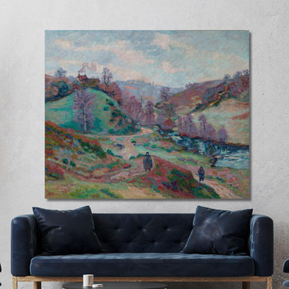Il Ponte Charraud Creuse Armand Guillaumin agl34 quadro stampato su tela