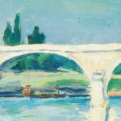 Il Ponte Di Charenton Île-De-France Armand Guillaumin agl35 quadro stampato su tela