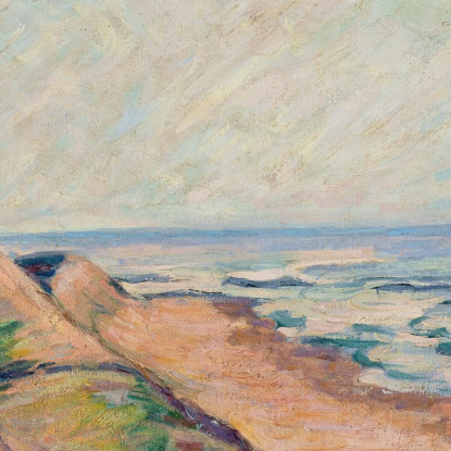 Le Dune Île De Ré Armand Guillaumin agl43 quadro stampato su tela