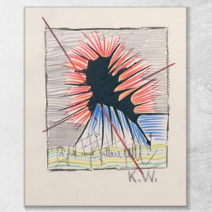 Dalla Mia Vita 50 Fogli Xix Karl Wiener kwn52 quadro stampato su tela