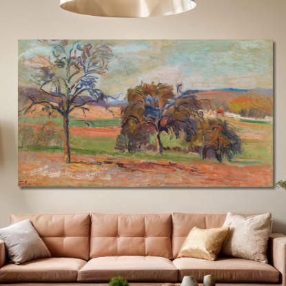 Paesaggio Boscoso Armand Guillaumin agl55 quadro stampato su tela