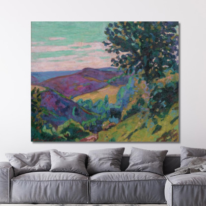 Paesaggio Di Crozant Armand Guillaumin agl57 quadro stampato su tela