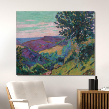 Paesaggio Di Crozant Armand Guillaumin agl57 quadro stampato su tela