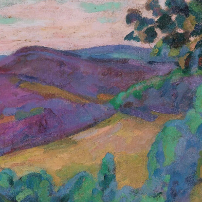 Paesaggio Di Crozant Armand Guillaumin agl57 quadro stampato su tela