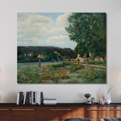 Paesaggio Dell'Île-De-France Armand Guillaumin agl64 quadro stampato su tela