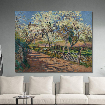 Paesaggio Di Primavera Armand Guillaumin agl65 quadro stampato su tela