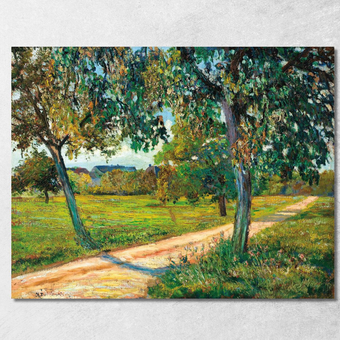 Paesaggio Dell'Île-De-France Armand Guillaumin agl66 quadro stampato su tela