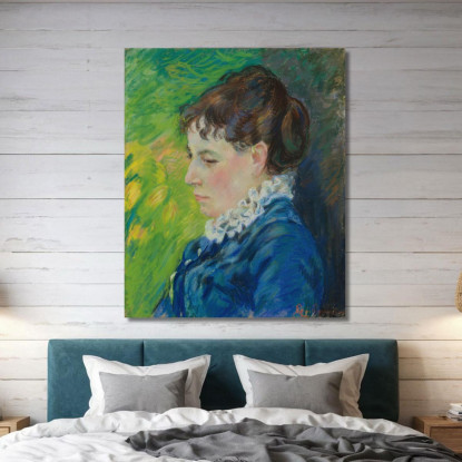 Ritratto Della Moglie Dell'Artista Armand Guillaumin agl74 quadro stampato su tela