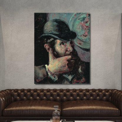Autoritratto Armand Guillaumin agl88 quadro stampato su tela