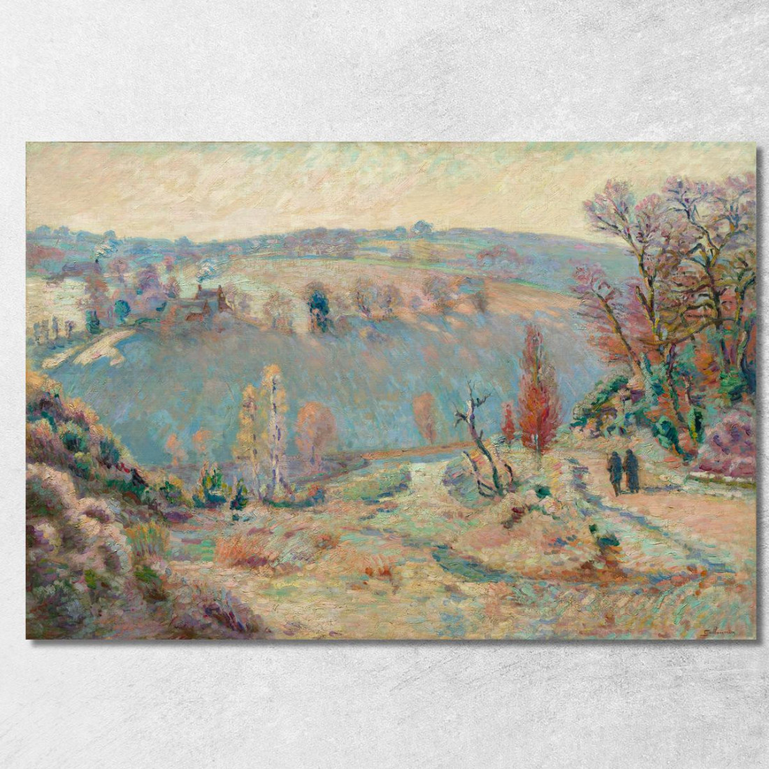 Valle Della Sedelle A Pont Charraud Gelata Bianca Armand Guillaumin agl92 quadro stampato su tela